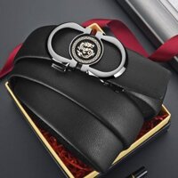 Thắt Lưng Da Nam Cao Cấp Khoá Chữ D Xứng Hình Rồng Nổi Bật, Sang Trọng _ Dây Da Mềm Mại, Đẹp Mắt