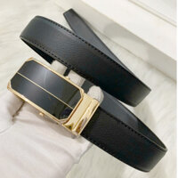 Thắt lưng da nam khóa lăn cao cấp dây nịt nam da cao cấp mạ vàng nam tính
