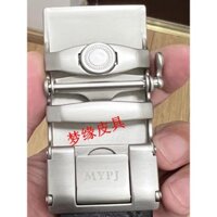 Thắt lưng da nam khóa tự động bằng thép mangan, đầu khóa đơn giản cho doanh nhân và thanh niên, không có dây đai, phụ kiện khóa cơ thể