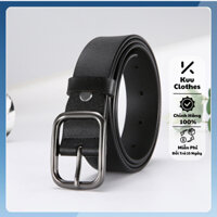 Thắt Lưng Da Nam Nữ Bo Góc Bóng Miz KuuClothes dây nịt lưng unisex bản lớn da bò cao cấp - Dây Lưng MIZ(Lỗi 1 đổi 1)