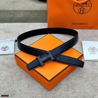 Thắt lưng, dây nịt, belt HM Đen sần mặt logo H Đen trơn LA 1-1 on web fullbox LVQ