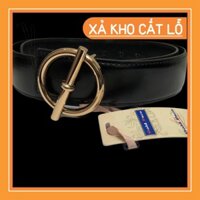 THẮT LƯNG DÂY NỊT MẶT TRÒN QUE MẠ VÀNG SANG TRỌNG LỊCH SỰ.