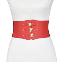 Thắt lưng dây nịt nữ bản to thời trang Hàn Quốc dona21093021 - Đỏ