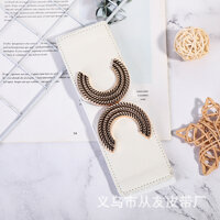 Thắt lưng - Dây nịt nữ co dãn bản to dễ thương - TTL189 khóa C - Trắng