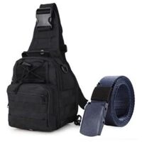 Thắt lưng dù chiến thuật và túi đeo ngực đi phượt phong cách Quân đội Mỹ