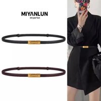 Thắt lưng eo hẹp Tất cả các trận đấu Thắt lưng cao cấp Nữ 2024 Bộ đồ trang trí Áo khoác Thắt lưng màu đen Đầm phù hợp với mọi trận đấu Thắt lưng cao cấp Nữ 2024 Bộ đồ trang trí Áo khoác màu đen 01.05