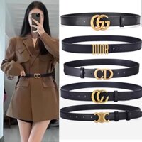 [Thắt Lưng Giá Sỉ] Thắt Lưng Nữ Bản Nhỏ Dây Nịt Nữ Khóa Đồng Cao Cấp T34