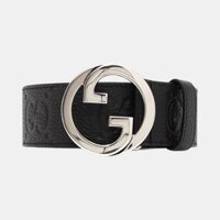 THẮT LƯNG GUCCI MẶT BẠC VÂN CHÌM 703147AABZA1000