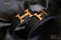 Thắt lưng Hermes nam da bò Handmade