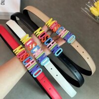 Thắt lưng mỏng nữ rộng 2025 Moschino2.3, Thắt lưng thông thường và đa năng thời trang, Thắt lưng quần jean