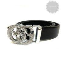 Thắt Lưng Nam  ⚡️𝐅𝐑𝐄𝐄 𝐒𝐇𝐈𝐏⚡️ Dây Nịt Nam - Da Bò Cao Câp - Mặt Rồng Đính Đá - Cam Kết Rẻ Nhât Thi Trường * '