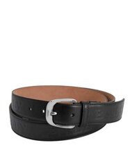 Thắt Lưng Nam Bally Baldon 35mm Black Embossed Leather 'Black'