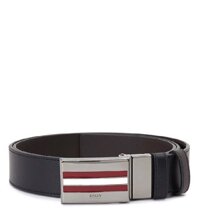 Thắt Lưng Nam Bally Bull Plain Double Sided 'Black'