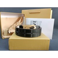 Thắt lưng nam Burberry mới Thời trang cổ điển Thắt lưng họa tiết màu đen (2) kedg