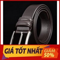 Thắt lưng nam cao cấp da bò thật bản nhỏ hàn quốc  thời trang TL02 ®️