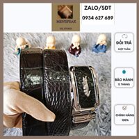 Thắt lưng nam cao cấp, dây lưng da nam, thắt lưng cá sấu, dây lưng cá sấu da bụng dây nối.