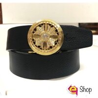 Thắt Lưng Nam Cao Cấp Mặt Xoay Tròn - Dây Lưng Nam Hàng Chuẩn Shop