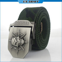 Thắt Lưng Nam Cao Cấp Vải Dù Bền Bỉ, Mặt Khóa Tự Động U859 US ARMY Phong Cách Lính Mỹ -HÀNG CHÍNH HÃNG - Rằn ri