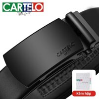 Thắt lưng nam Cartelo da bò lịch lãm sang trọng TL-112h