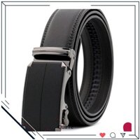 Thắt Lưng Nam Da Bò Thật Khóa Tự Động Đẳng Cấp | Dây Nịt Mặt Nhám 01 quincy.shop1 * '