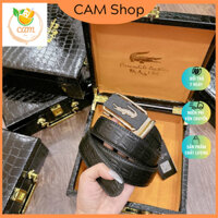 Thắt lưng nam da cao cấp kèm hộp gỗ khoá tự động