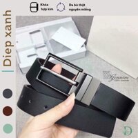 Thắt Lưng Nam, Dây Nịt Nam 2 màu dễ chọn, dây lưng 2 màu Đen & Nâu sang trọng full box