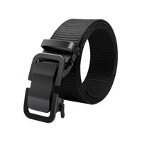 Thắt lưng nam tự động có khóa, thời trang, đa năng, không cần đục lỗ, thắt lưng quân đội, thắt lưng dệt bền cho quần jeans