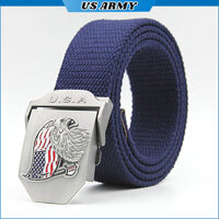 Thắt Lưng Nam Vải Bố U729 US ARMY,Dây Nịt Vải Dù Bền Chắc, Khóa Hợp Kim Siêu Bền Cao Cấp -HÀNG CHÍNH HÃNG - xanh ngọc