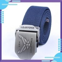 Thắt lưng nam vải dù mặt AirForce thời trang lính