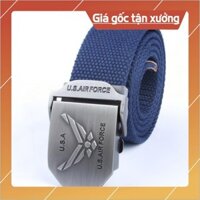Thắt lưng nam vải dù mặt AirForce thời trang lính