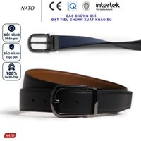 Thắt Lưng Nam VICTOR Mặt Xoay Chiều Da Bò Cao Cấp Bền Đẹp Sang Trọng Công Sở Đi Làm Học Bản Nhỏ NATO