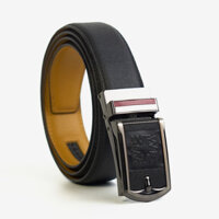 Thắt Lưng Nam WT Leather 4WT Red/White Strap Da Bò Taiga Khóa Tự Động Bản 3.0 CM