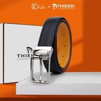 Thắt Lưng Nam Xoay Cao Cấp Hàng Hiệu Kalis x Thiendi BCMS462 Dây Nịt Thắt Lưng Nam 2 Mặt Xoay Chiều 360 Độ Da Bò Thật