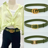 Thắt lưng nữ bản nhỏ 3 CM mặt khoá đồng cao cấp , dây nịt nữ thời trang siêu chảnh -B13