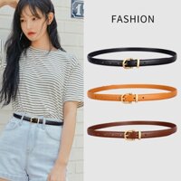 Thắt Lưng Nữ Cao Cấp, Dây Nịt Nữ Bản Nhỏ, Size 1.9cm, Màu Đen/Nâu/Vàng Bò-TLN03