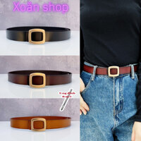 Thắt Lưng Nữ  Da Miếng  Cao Cấp bản Đai 3cm 3 màu