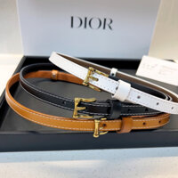 Thắt lưng nữ da thật, dây nịt nữ da bò nhập khẩu bản nhỏ 1.2cm (ảnh thât)