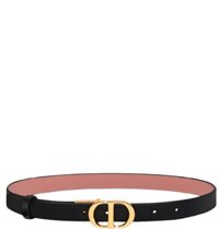 Thắt Lưng Nữ Dior 30 Montaigne Reversible Belt 'Black Ethereal Pink'