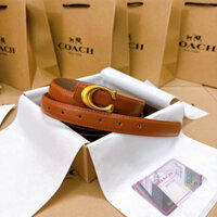 Thắt lưng nữ mặt chữ C bản nhỏ coach fullbox