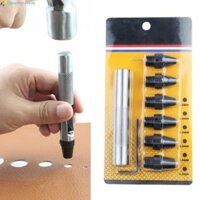 Thắt lưng Punch Thép Carbon cao Da Punch Craft Tool Tắt tiếng Thiết kế quay