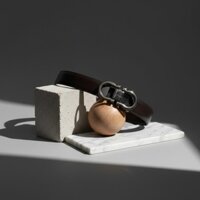 THẮT LƯNG SALVATORE DOUBLE GANCINI HICKORY BLACK/BROWN 3.0 LC11