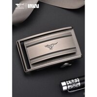 Thắt lưng Septwolves cho nam, khóa tự động, thắt lưng mặc bên trong, phụ kiện cao cấp, bán lẻ, kẹp 3.5cm