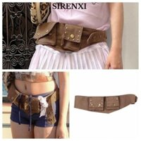 Thắt lưng SIRENXI Punk, Dây thắt lưng cá tính cổ điển, Túi vuông Mini Y2K Thắt lưng quần jean Hiphop