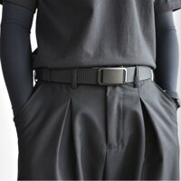 Thắt Lưng Vải Canvas Nylon Tháo Lắp Nhanh Phong Cách Thể Thao Trẻ Trung Cho Nam