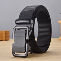 Thắt Lưng Vải Canvas Nylon Khóa Kim Loại Tự Động Thoáng Khí Thời Trang Cho Nam