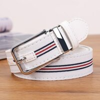 Thắt Lưng Vải Thắt Lưng Quần Jean Trắng Nam Nữ Thắt Lưng Phù Hợp Với Phiên Bản Hàn Quốc Đơn Giản Thanh Niên Hợp Thời Trang