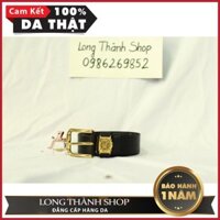 Thắt lưng Versace da bò ngoại cao cấp thật 100%.