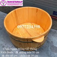 THAU CHẬU NGÂM MÔNG GỖ THÔNG