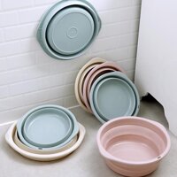 Thau chậu rửa nhựa hình tròn gấp gọn đủ màu đủ size