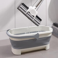 Thau gấp gọn tiện lợi lau nhà thau gấp gọn đa năng xô đựng nước chứa được 10l nước